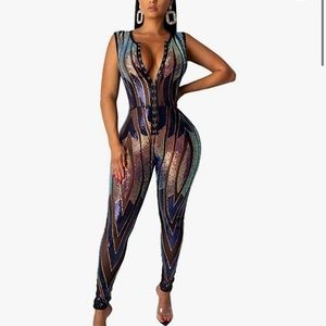 Sequin Sexy Jumpsuit